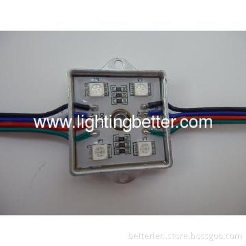 Aluminum cover 5050SMD RGB Led module with 4leds/m